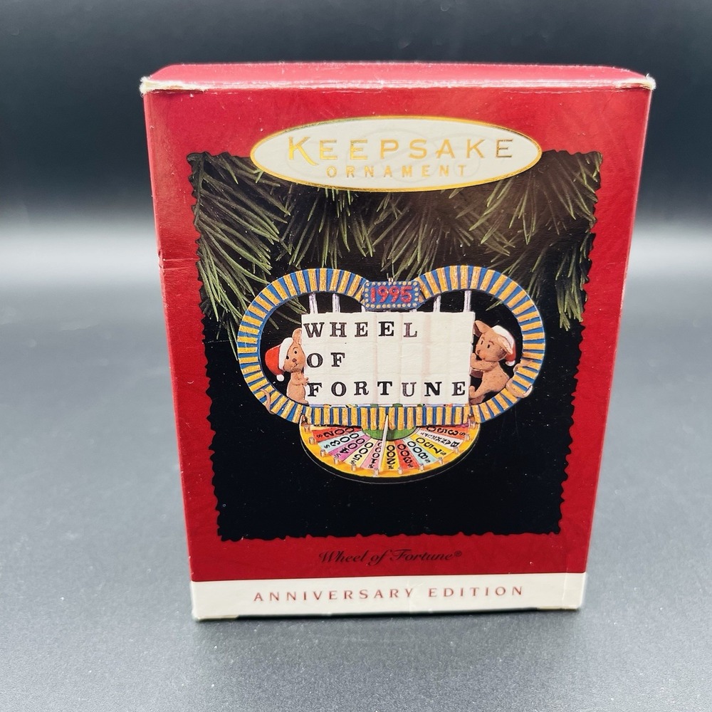 Hallmark‎ Keepsake Ornament Anniversary Edition Wheel Of Fortune 11-8-20